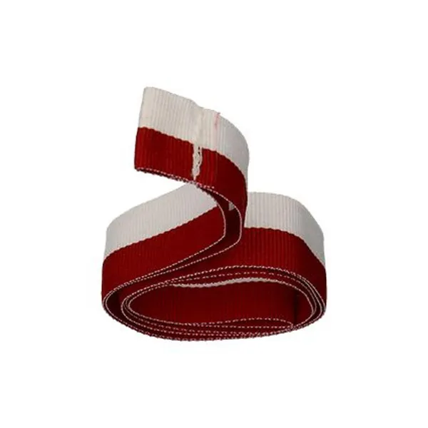 Érem szalag 20 mm - piros-fehér - Image 2