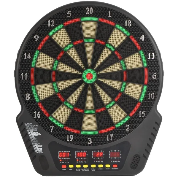 Enero elektronikus darts tábla 4 kijelzővel és 6 nyíllal