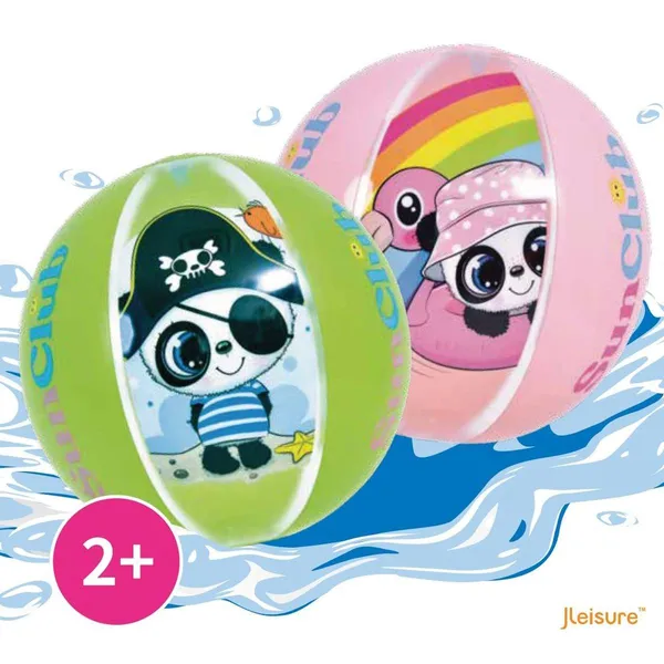 Felfújható pandás strandlabda 40cm - zöld - Image 3
