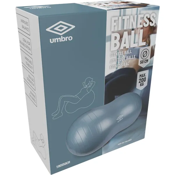 Umbro 50 cm-es ovális fitness labda peanut