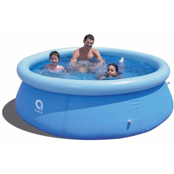 Avenli 240x63cm felfújható peremű medence - 3 rétegű pvc, gyors összeszerelés