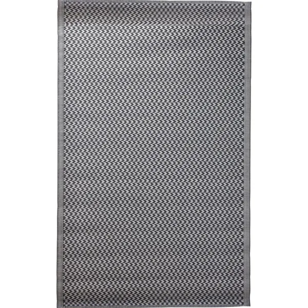 Kültéri kerti erkélyi fürdőszobai szőnyeg 120x180cm fehér-fekete - Image 3