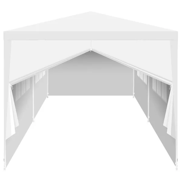 Saska garden kerti pavilon sátor 6x3m, 6 oldalfal, fehér - Image 3