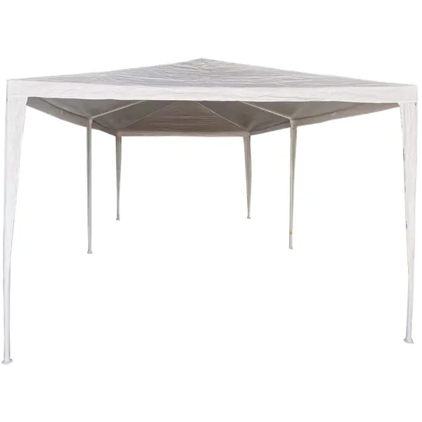 Saska garden kerti pavilon sátor 6x3m, 6 oldalfal, fehér - Image 6
