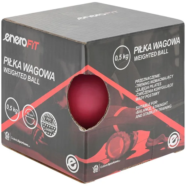 0,5 kg-os enero fit súlylabda - rózsaszín - Image 5