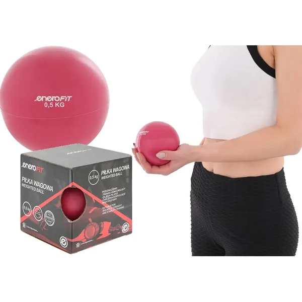 0,5 kg-os enero fit súlylabda - rózsaszín - Image 6