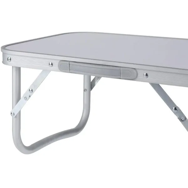 Összecsukható fehér campingasztal 56x34x24cm