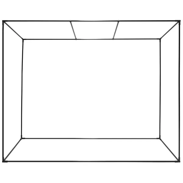 Zöld kerti üvegház paradicsomhoz és uborkához 200x77x168-150cm