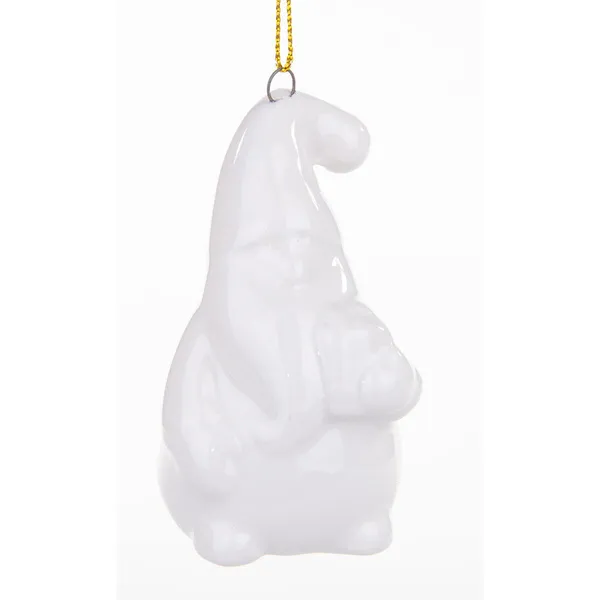 Karácsonyi mikulás porcelán dísz 8 cm - ünnepi dekoráció - Image 6