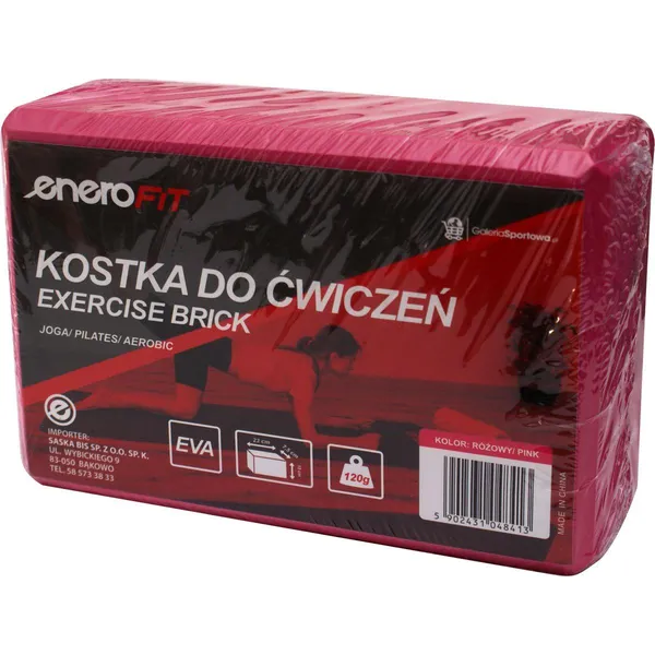 Rózsaszín enero fit jóga pilates fitness blokk