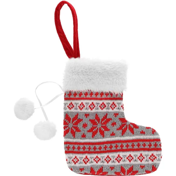 Karácsonyi ajándékzokni függesztő 16x19cm - saska christmas - Image 2