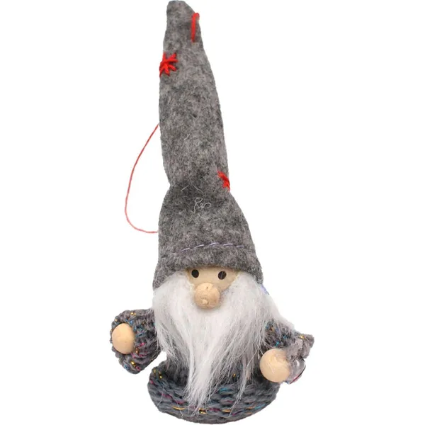 Fa orrú és kezű manó függő 11cm - saska christmas - Image 6