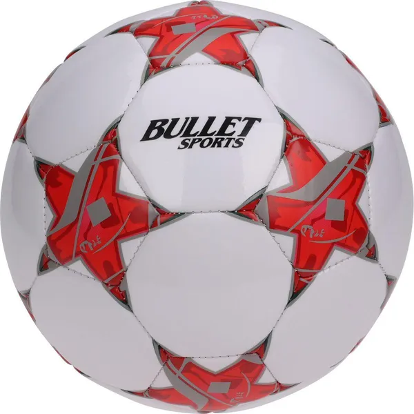 Focilabda bullet star r.5 fehér/piros 22 cm