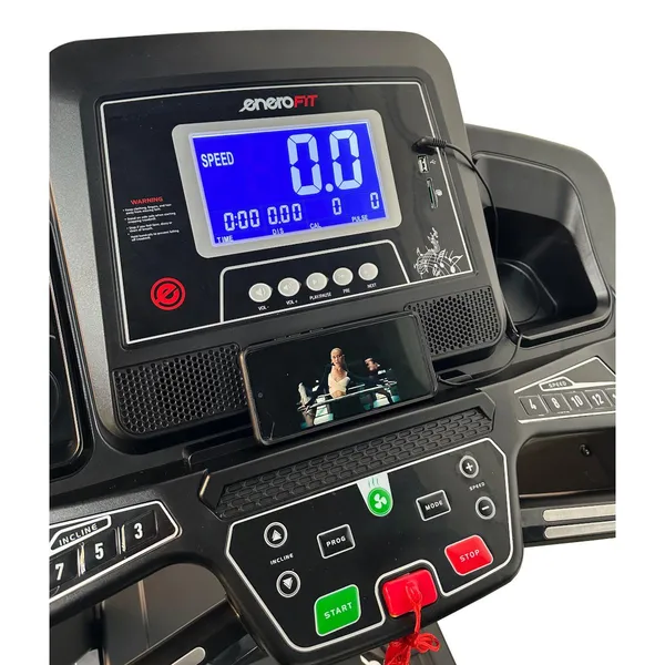 Enero fit w800 elektromos futópad - 12 program, lcd kijelző, 22 km/h