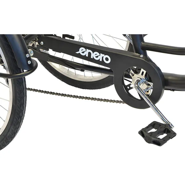 Háromkerekű rehabilitációs kerékpár 24 shimano 6 sebességes fekete - Image 6