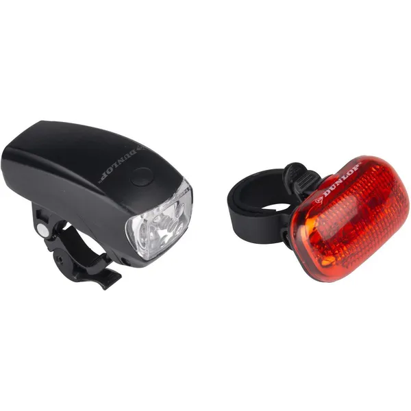 Dunlop led kerékpárlámpa készlet első és hátsó lámpával - Image 2