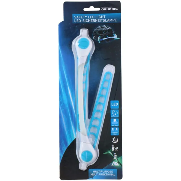 Grundig led világító karkötő - kék, vízálló, 2 mód, cr2032 elem - Image 2
