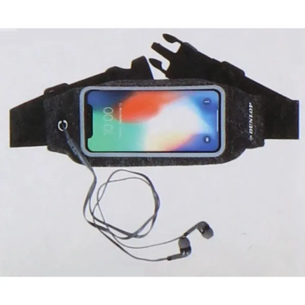 Dunlop fekete sport vízálló futó övtáska telefon ablakkal - Image 3