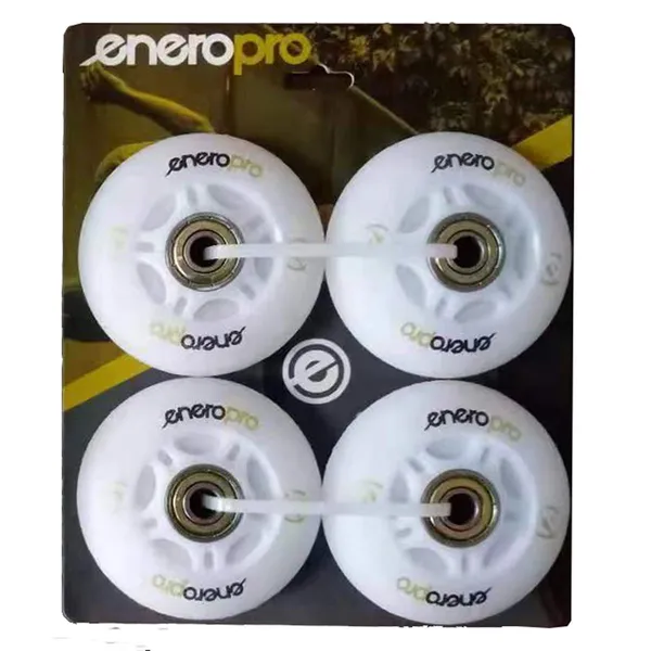 Enero pro pu 64 mm 4 db abec 7 led görkorcsolya kerekek