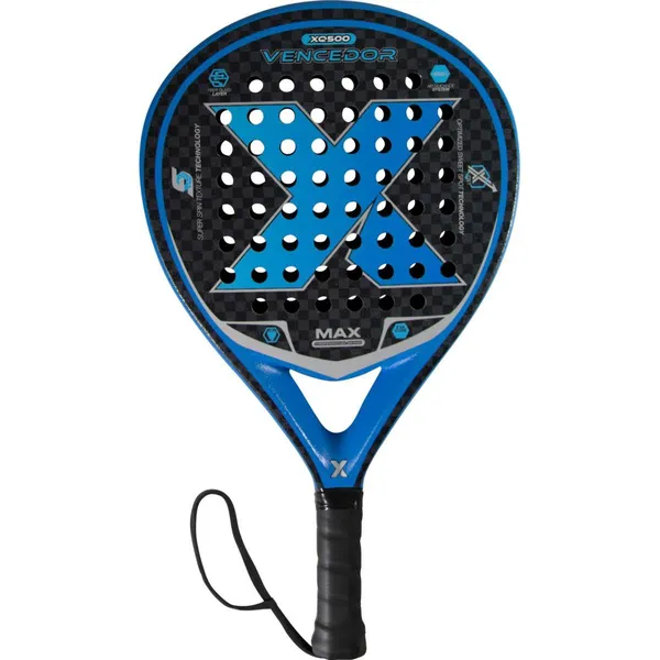 Xqmax padelütő xq500 kék - könnycsepp alak, csúszásmentes fogantyú