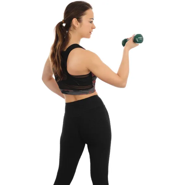Enero fit vinil súlyzó 1,5 kg - zöld - Image 2