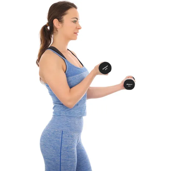 Enero fit vinil súlyzó 2 kg - fekete - Image 5