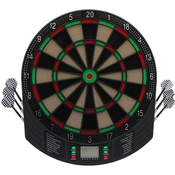 Enero 47cm elektronikus darts tábla lcd kijelzővel, 18 játék, 159 variáció