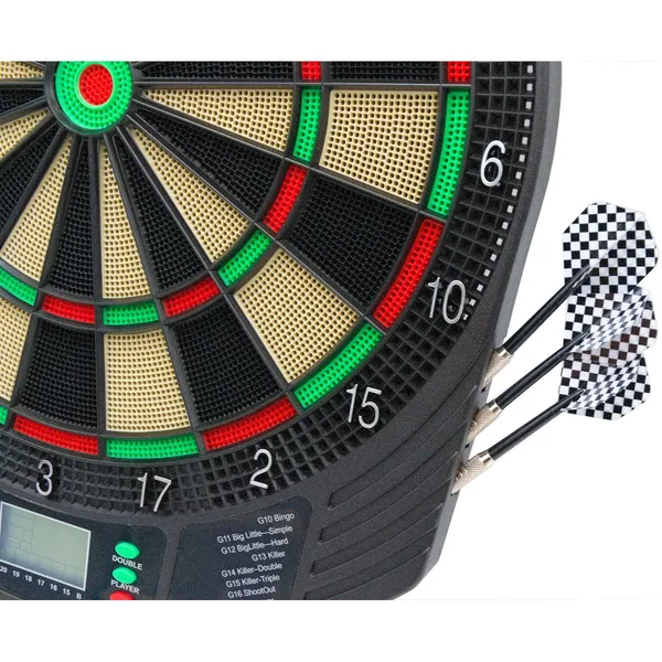 Enero 47cm elektronikus darts tábla lcd kijelzővel, 18 játék, 159 variáció