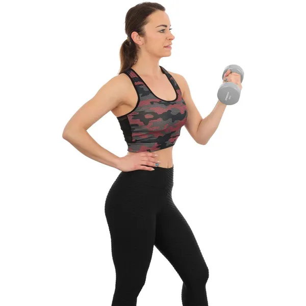 Enero fit vinil súlyzó 4 kg - szürke