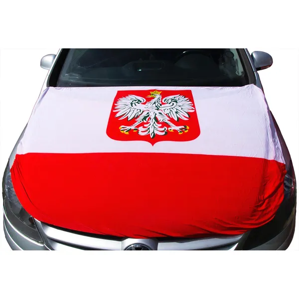 Magyar zászlós autómaszk huzat - futballszurkolóknak