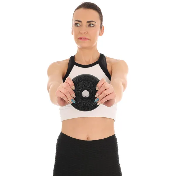 Enero fit öntöttvas súly 2 kg, fekete, 26,5 mm nyílás - Image 4