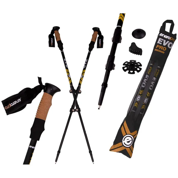 Evood enero pro nordic walking botok fekete matt