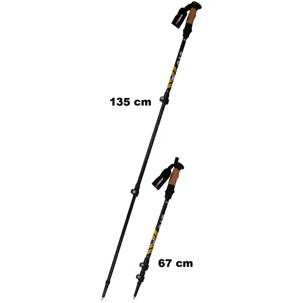 Evood enero pro nordic walking botok fekete matt