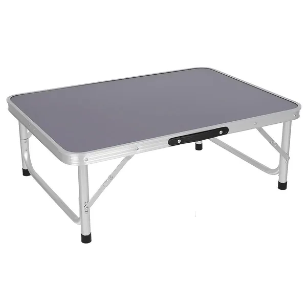 Kemping összecsukható turista asztal 75x55x25-59cm szürke - Image 6