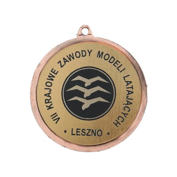 Gravírozott fémérem laminált felülettel