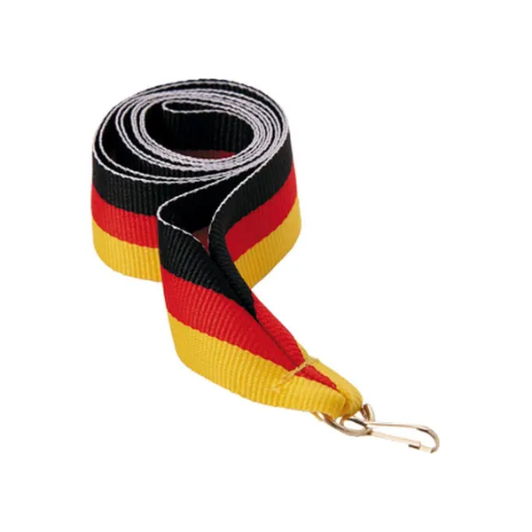 Színes szalag 22 mm - fekete-piros-sárga