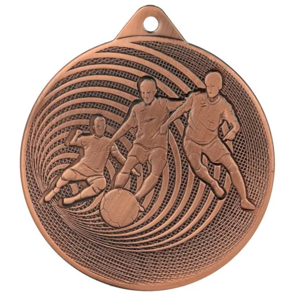 Bronz acél sportérem 7 cm - személyre szabható