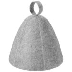 Filc szauna sapka szürke 23cm