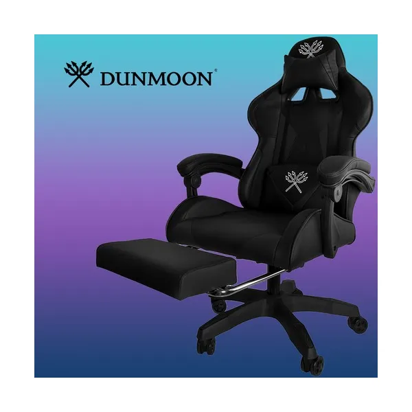 Fekete gamer szék dunmoon 24243