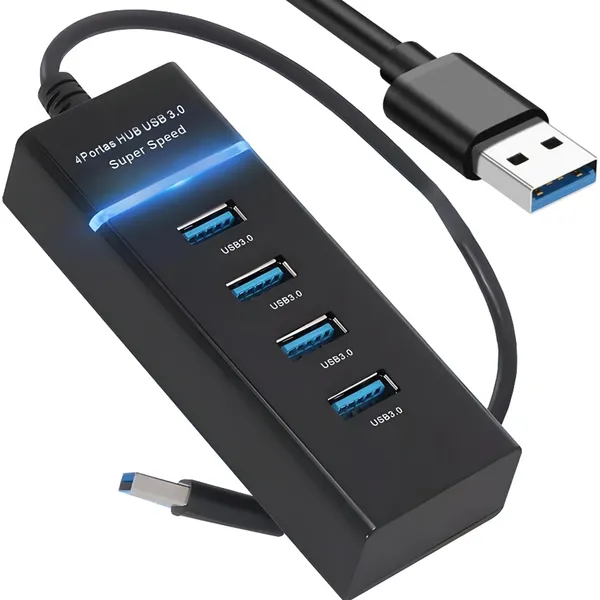 Usb 3.0 hub 4 portos elosztó adapter