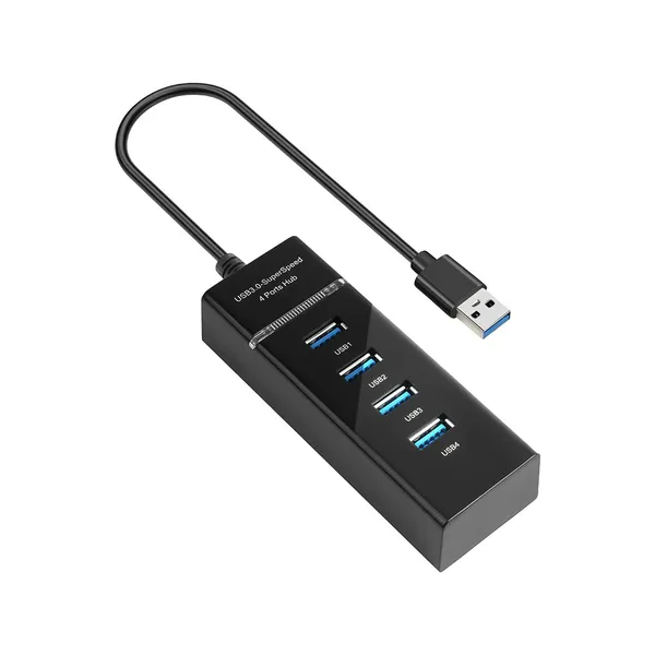 Usb 3.0 hub 4 portos elosztó adapter