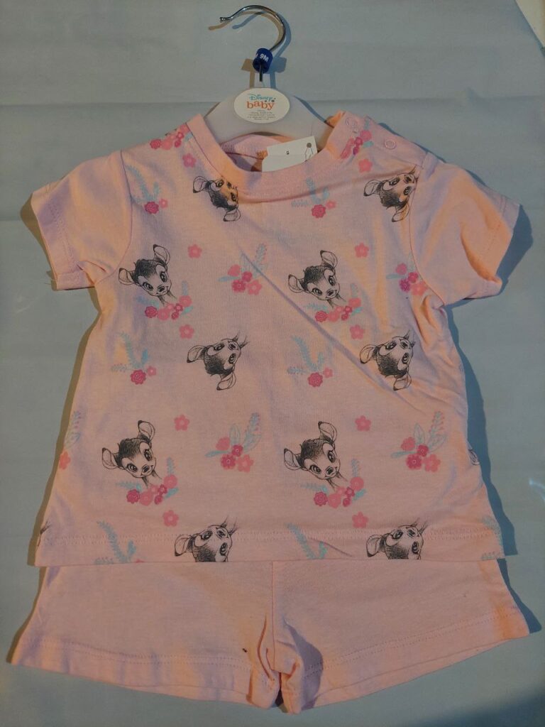 Disney Baby pizsama szett  74-es méret 2 db-os(felső - alsó) (Bambi)