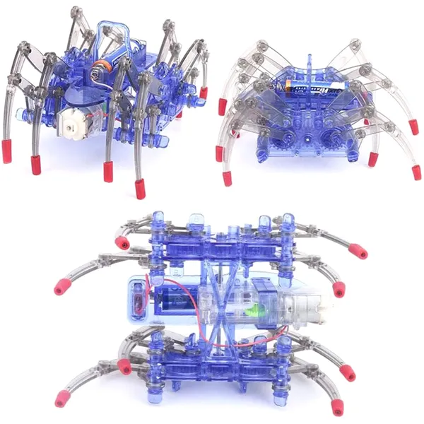 Összeszerelhető játékrobot pók 10+