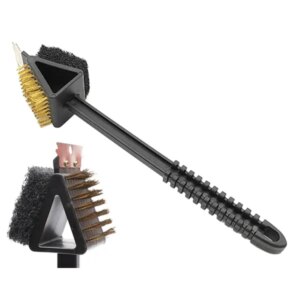 Háromfunkciós grilltisztító kefe 36cm