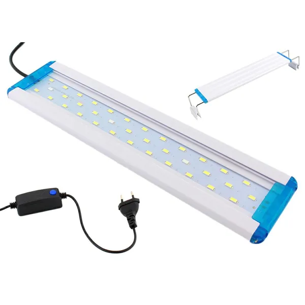 Akváriumi led lámpa 15w 30cm 7000k