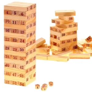 Jenga fa torony játék - izgalmas kihívás!