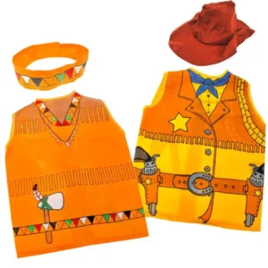 Gyermek jelmez szett - rendőr, cowboy, lovag 3-8 éveseknek