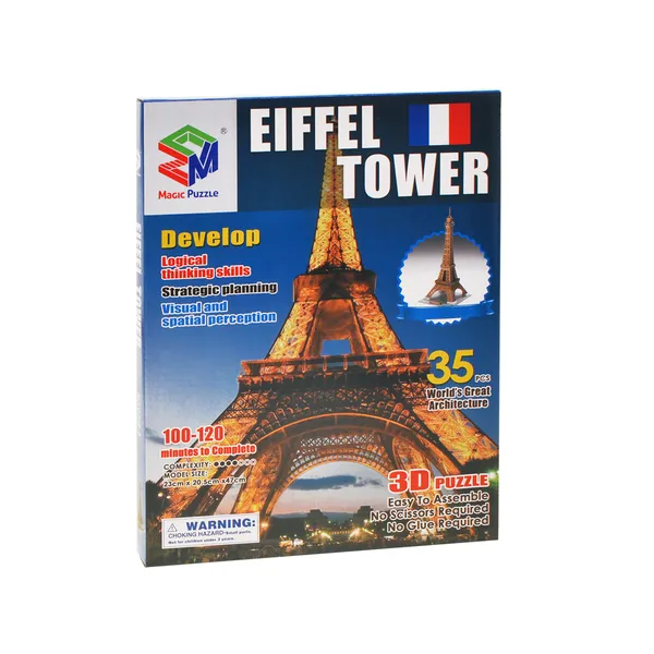 Eiffel-torony 3d puzzle - 35 darabos modell