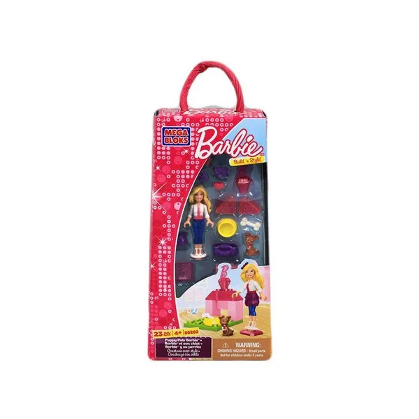 Mega bloks barbie játék készlet 80202-80207