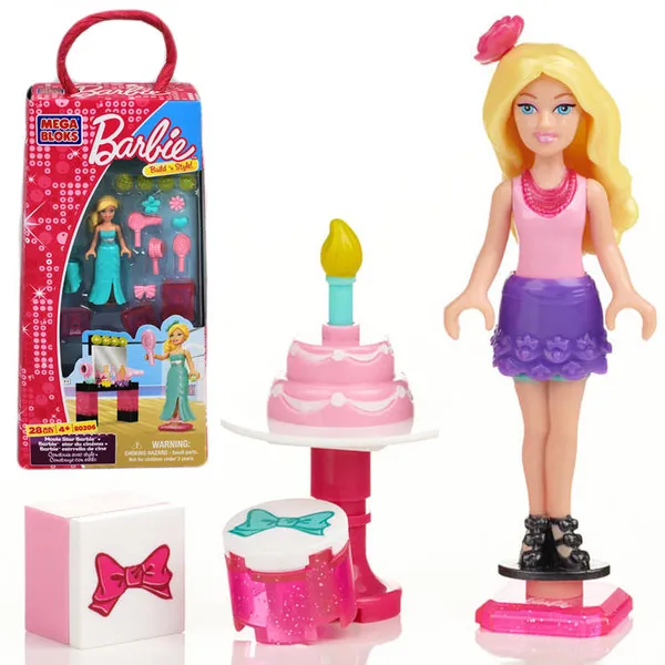 Mega bloks barbie játék készlet 80202-80207